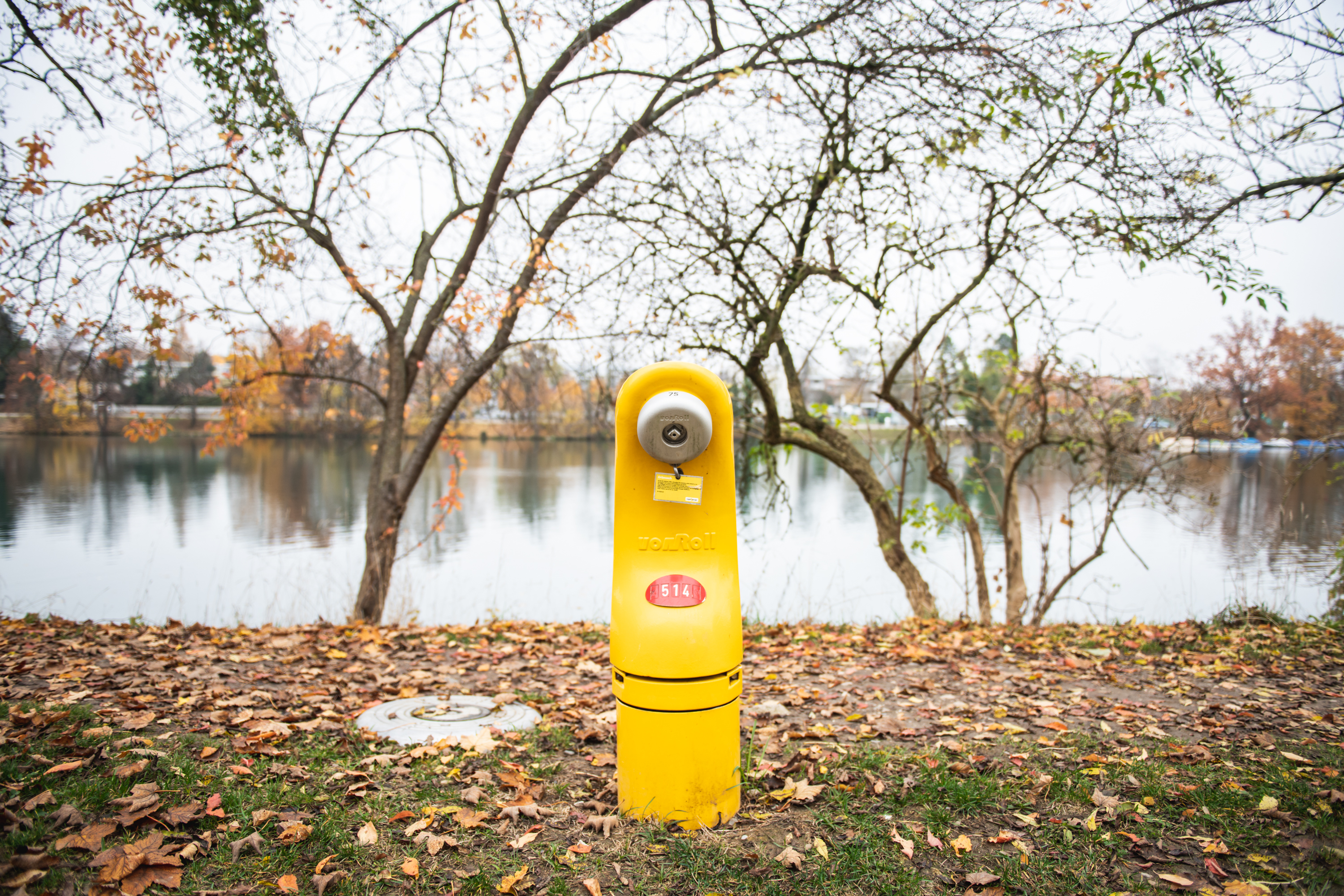 Gelber Hydrant