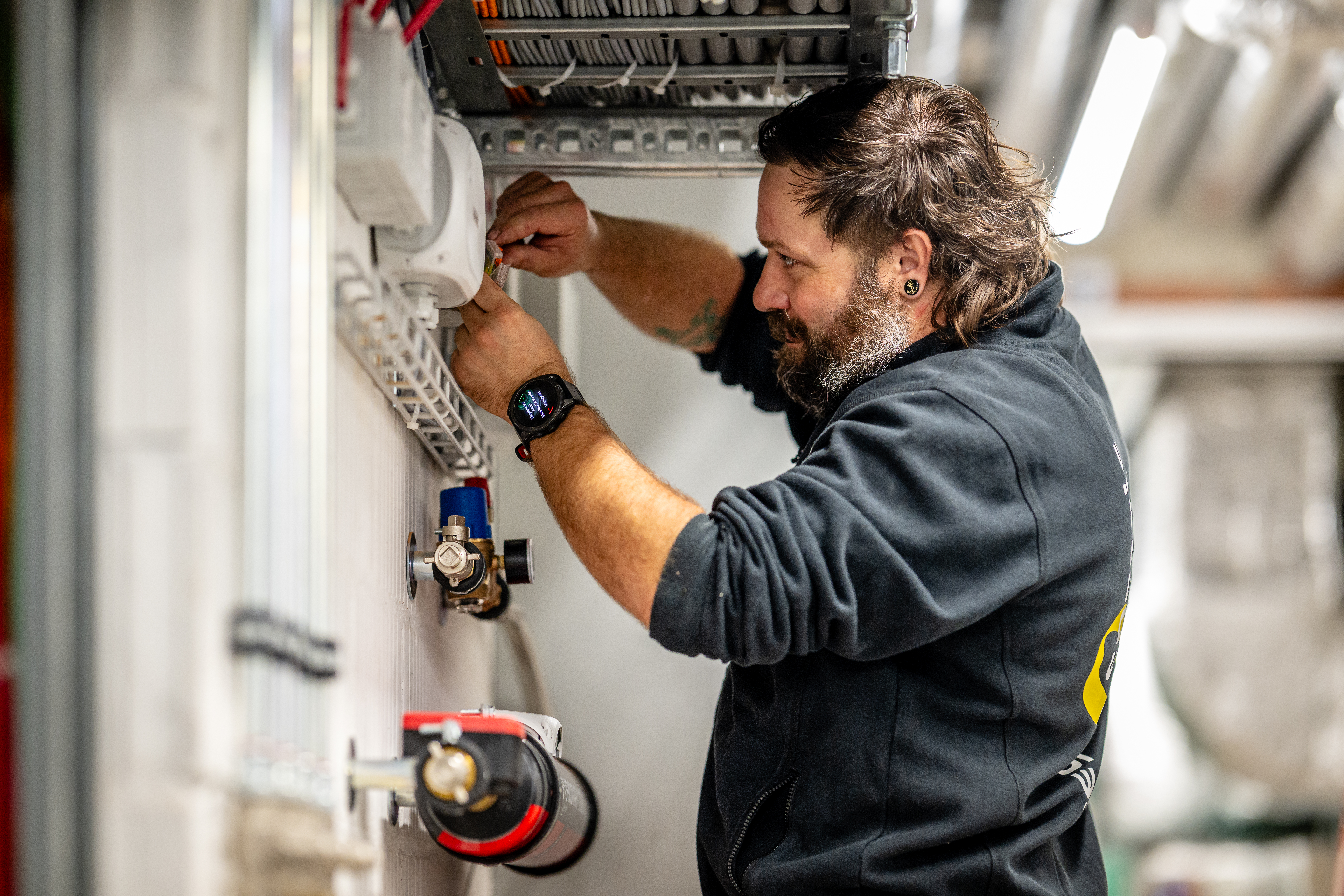 Mitarbeiter bei der Arbeit